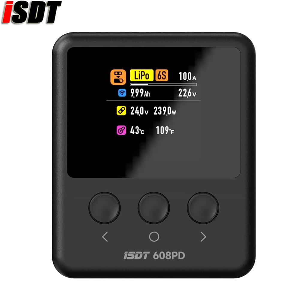 Toolkitrc M6Dac Smart Charger - ISDT 608PD Ładowarka Lipo Balance Ładowarka,
